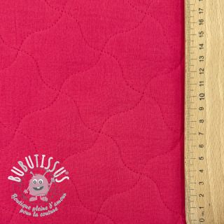 Tissu double gaze/mousseline QUILT NOE magenta