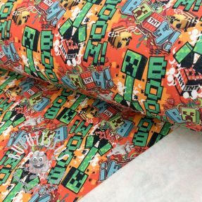Sweat envers minkee JOGGING Game over design F digital print