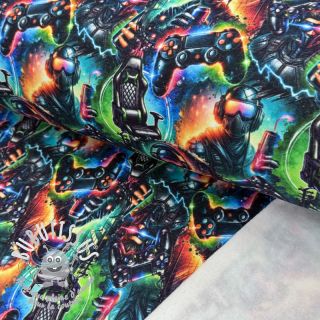 Sweat envers minkee JOGGING Game over design A digital print