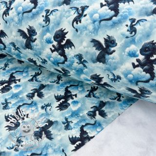 Sweat envers minkee JOGGING Dragons design C digital print