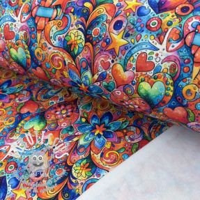 Sweat envers minkee JOGGING Colour me design B digital print