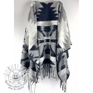 Poncho PRATO boiled wool design F
