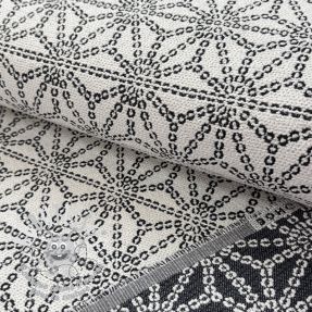 Tissu déco jacquard Bong ecru