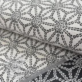 Tissu déco jacquard Bong ecru