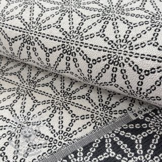 Tissu déco jacquard Bong ecru