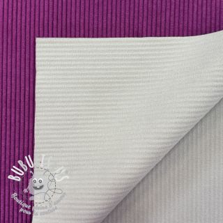 Tissu velours cotelé HUGGY aubergine