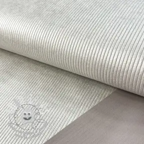 Tissu velours cotelé HUGGY silver
