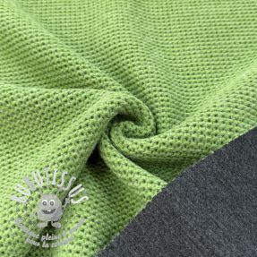 Tissu de manteau DOUBLE FACE WITH JERSEY apple green