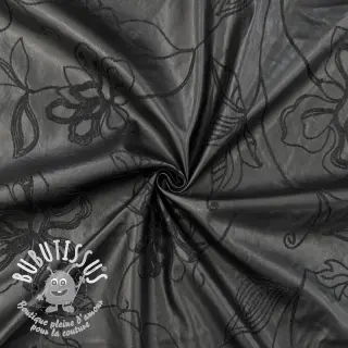 Simili cuir Flowers design B