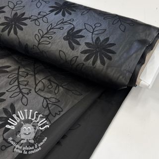 Simili cuir Flowers design C