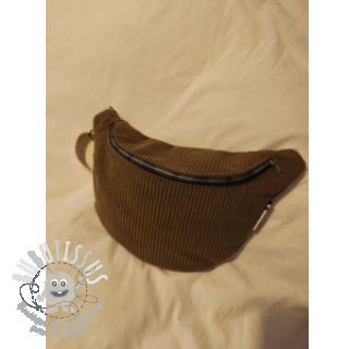 Tissu velours cotelé HUGGY terracotta