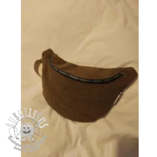 Tissu velours cotelé HUGGY terracotta