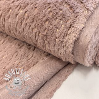Fourrure FOIL dark rose