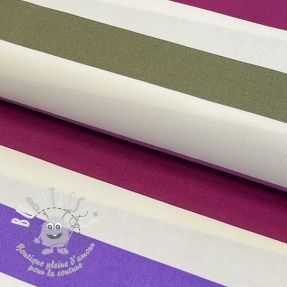 Tissu déco Stripes multicolour design A