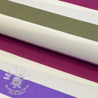 Tissu déco Stripes multicolour design A