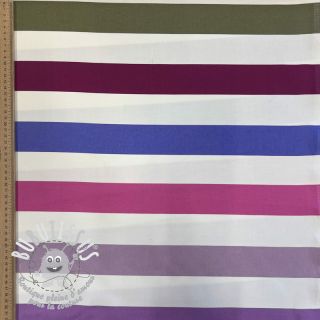 Tissu déco Stripes multicolour design A