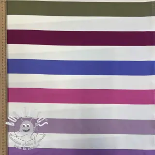 Tissu déco Stripes multicolour design A