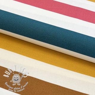 Tissu déco Stripes multicolour design B
