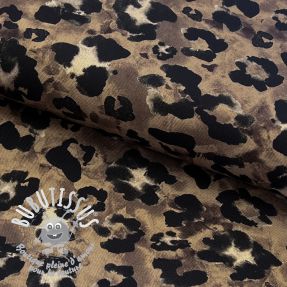 Tissu déco Animal skin light brown digital print