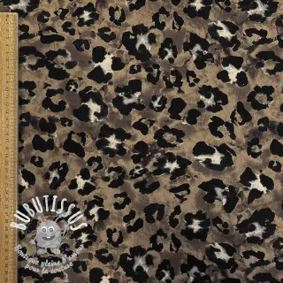 Tissu déco Animal skin light brown digital print