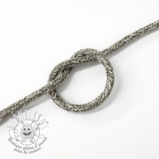 Cordon coton 5 mm MELANGE light grey