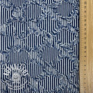 JEANS DENIM Ruffle stripes design B