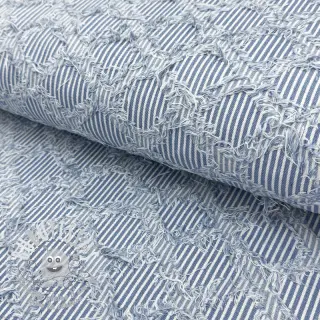 JEANS DENIM Ruffle stripes design A