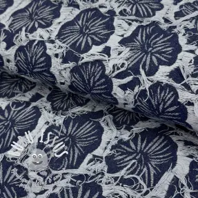 JEANS DENIM Ruffia Flowers design B