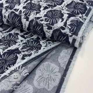 JEANS DENIM Ruffia Flowers design B