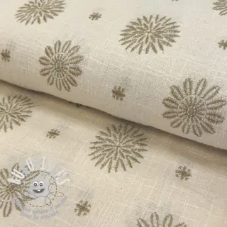 Tissu coton EMBROIDERY Sofia design A