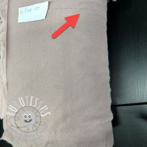 Fleece Paw prints powder pink 2nd class