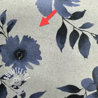 Tissu déco Linenlook Night flowers digital print 2nd class