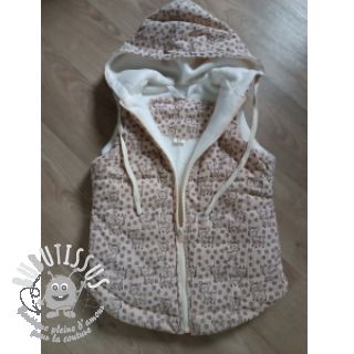 Tissu velours cotelé STRETCH Little deer light sand