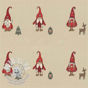 Tissu déco Linenlook Tomto Legend PANEL