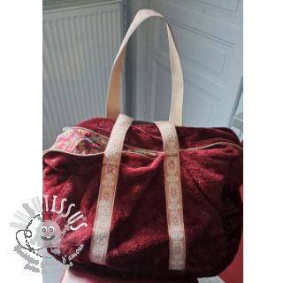 Fausse fourrure SMOOTH bordeaux