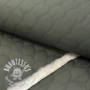 Tissu matelassé Round moss green