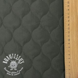 Tissu matelassé Round moss green