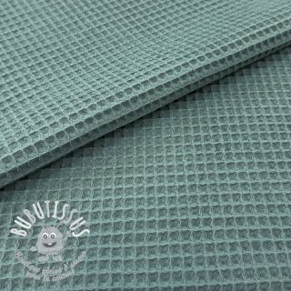 Tissu nid d’abeille cyan