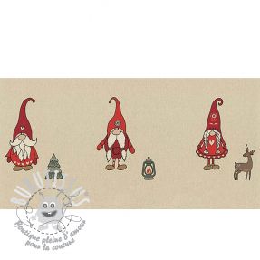 Tissu déco Linenlook Tomto Legend PANEL