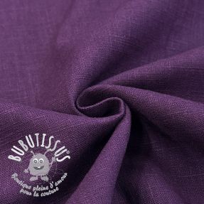 Lin lavé dark purple