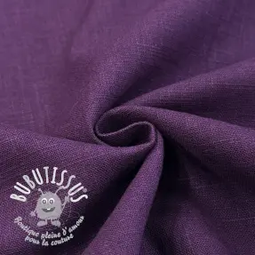 Lin lavé dark purple