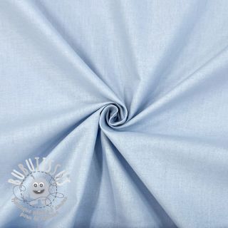 Tissu Popeline de coton baby light blue