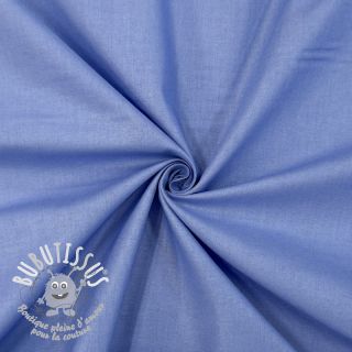 Tissu Popeline de coton dark sky blue